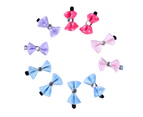 10Pcs Lovely Dog Puppy Cat Bow Hairpin Cute Pet Hair Clips Grooming Accessories