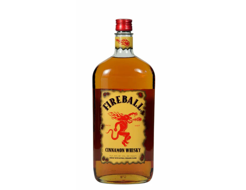 Fireball Cinnamon Whiskey 1L Bottle - 1 litre