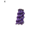 15cm Beautiful Girl Doll Toy DIY Wig Curly Wavy Hair Children BJD Accessories - 1#