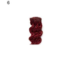 15cm Beautiful Girl Doll Toy DIY Wig Curly Wavy Hair Children BJD Accessories - 10#