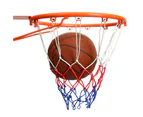 2Pcs 3 Color Mesh Bag Heavy Duty Standard Sun-proof Replace Basketball Hoop Nets White Red Blue