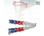 2Pcs 3 Color Mesh Bag Heavy Duty Standard Sun-proof Replace Basketball Hoop Nets White Red Blue