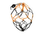 Ball Net Bag Practical Washable Drawstring Polypropylene Ball Carrying Bag Sports Equipment for Soccer Ball Black & Yellow
