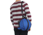 Portable Sport Ball Shoulder Bag Basketball Football Volleyball Storage Backpack Black