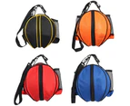 Portable Sport Ball Shoulder Bag Basketball Football Volleyball Storage Backpack Blue
