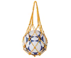 Net Bag Weaving Equipment Multi-colors Single Ball Mesh Bag for Gym Yellow