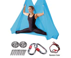 5M Premium Aerial Yoga Hammock, Aerial Yoga Swing Set,Antigravity Aerial Silks, Yoga Hammock  Flying Yoga Equipment