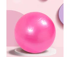Exercise Ball and Yoga Ball ，for Workout Balance and Core Strength and Stability Ball with Pump -pink