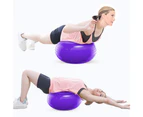 Donut Exercise, Workout, Core Training, Swiss Stability Ball for Yoga, Pilates and Balance Training in Gym, Office or Classroom -Purple