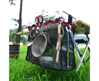 Outdoor Picnic Camping Barbecue Portable Utensils Storage Mesh Bag Organizer