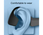 V11 Wireless Earphone Waterproof High Fidelity Ear Hook Bluetooth-compatible 5.0 Bone Conduction Headphone for Sports Black