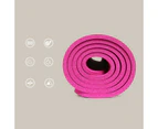 Fulllucky 8mm NBR Anti-slip Gym Home Fitness Exercise Yoga Pilates Mat Carpet Cushion - Purple