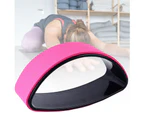Fulllucky Half Round Dharma Wheel Pilates Yoga Back Shoulder Stretching Fitness Equipment - Pink