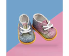 1 Pair Decorative Doll Shoes Toy Multifunctional Leisure Design Dress up Baby Doll Shoes for Entertainment B