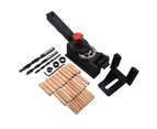 1/38Pcs Wood Dowel Pocket Hole Jig Drill Guide Locator Puncher Woodworking Tools