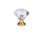 20/25/30/40mm Cabinet Knobs Diamond Shape Wear-resistant Wide Applications Fashionable Exquisite Durable Drawer Pulls Furniture Decor