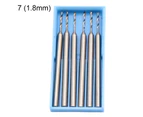 6Pcs 2.35 Shank High Precision Twist Drill Bit Different Specifications Widely Used Accessories Hand Drill Pin for Workshop