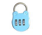 Digit Number Lock Multipurpose Wear Resistant 6 Colors 3 Digit Combination Padlock Code lock for Home