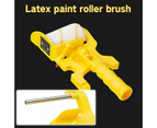 Multifunctional Long Roller Wall Paint Soft Brush Handheld Edger Painting Tool