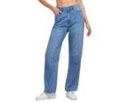 Lee Women's High Baggy Jeans - Notorious Blue