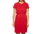 Tommy Hilfiger Women's Cool C-NK Short Sleeve Dress - Primary Red