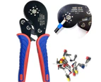 Portable Wire Splicer Labor-saving High Hardness Multifunctional Compact Wear Resistant Crimping Plier for Repairing