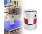 Shaft Coupling Dismountable Flexible Aluminium Alloy Integration Plum Coupler for 3D Printer