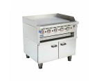 GasMAX GGS-36LPG Gas Griddle and Gas Toaster with Cabinet