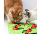 Puzzle & Play Buggin Out Treat Dispensing Cat Pet Toy - Green Level 2