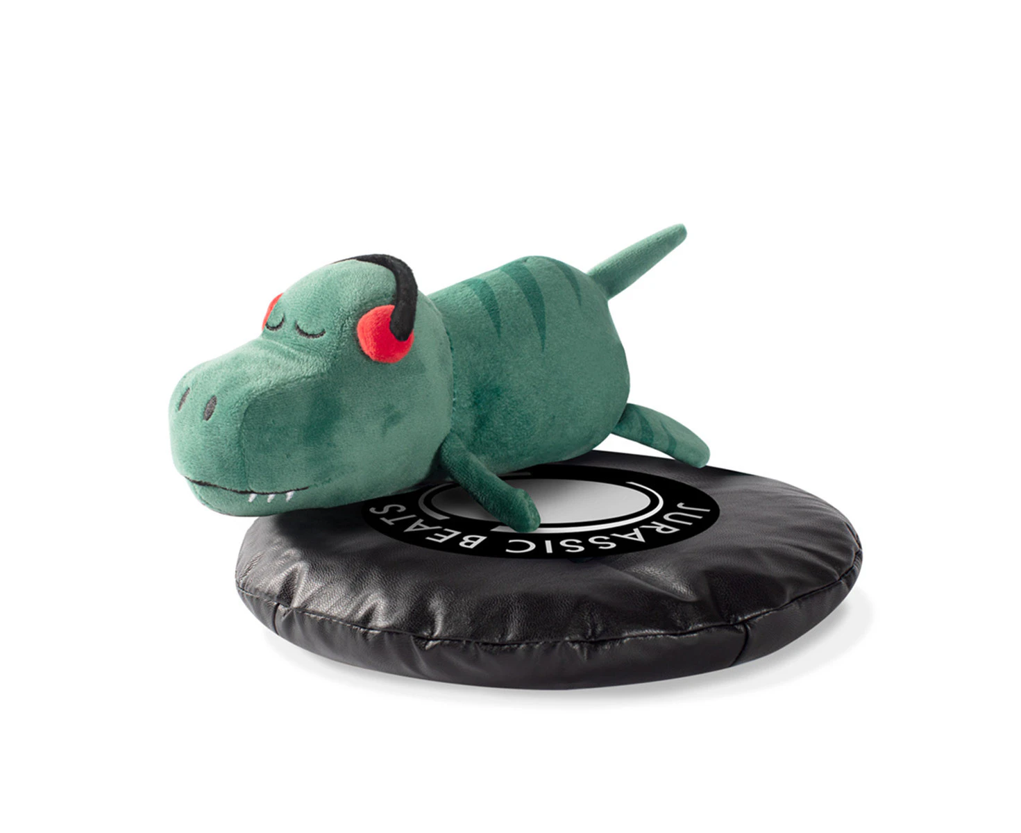 Fringe Studio DJ Rexy Jurassic Beats T-Rex Plush Squeaker Dog Toy