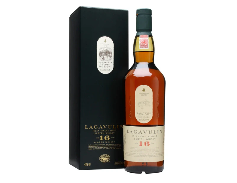 Lagavulin 16 Year Old Single Malt Scotch Whisky 700ml @ 43 % abv