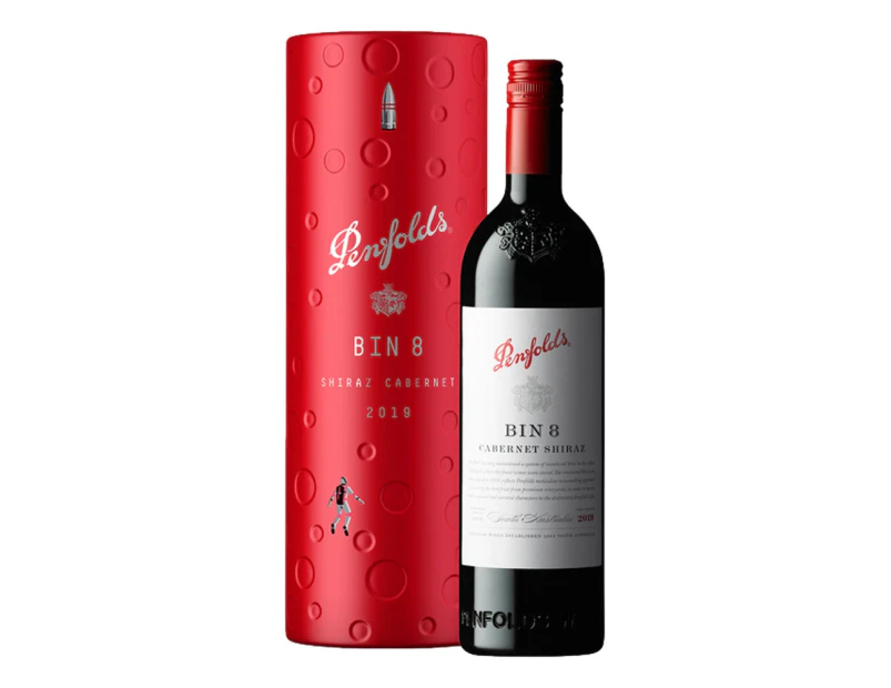 Penfolds Bin 8 Shiraz Cabernet Space Gift Tin 2019 750mL