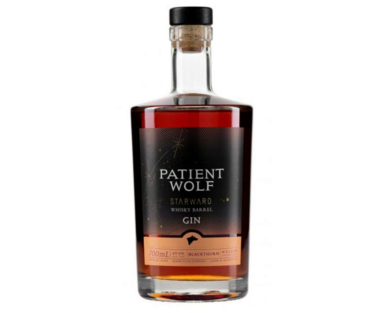 Patient Wolf Starward Whisky Barrel Gin 700mL