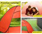 Mountview Pop Up Beach Tent Caming Portable Shelter Shade 2 Person Tents Orange