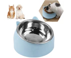 Cat Bowl Pet Bowl Set Height Tiltable Cat Bowl Small Dog Bowl Removable Cat And Dog Bowl 15° Tiltable Height Bracket