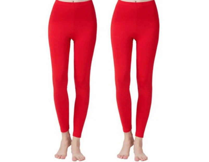 Fleece lined leggings for women - high waisted winter yoga pants -[socks]  thin velvet two pack