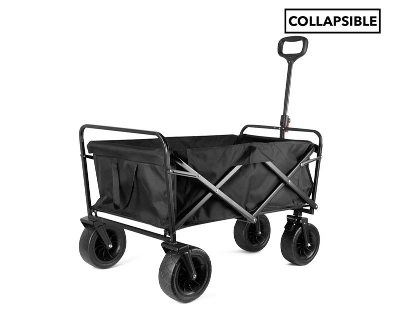 All-Terrain Collapsible Wagon Cart - Black