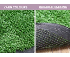 Marlow Artificial Grass Synthetic Turf Fake Plastic Plant 17mm 40SQM Lawn 2x10m