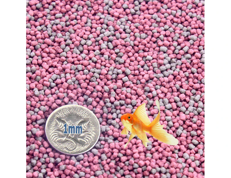 Premium Bulk Goldfish Koi Tropical Floating Fish Food Pellet 10Kg 1mm 2mm
