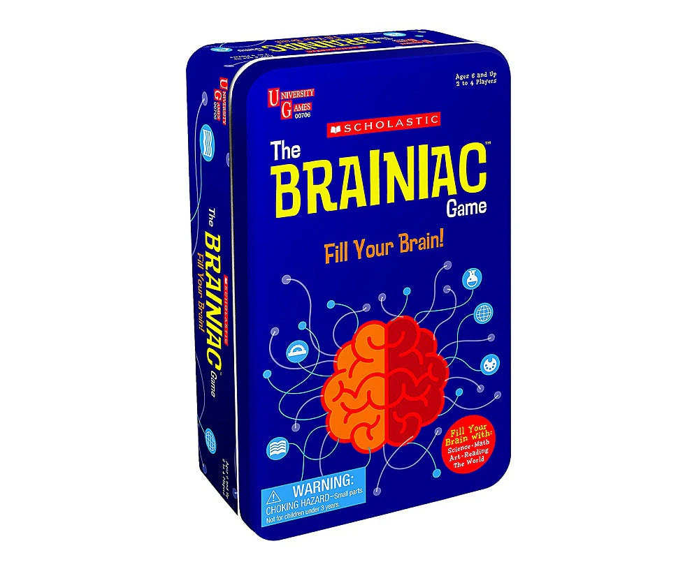 Scholastic Braniac Tin