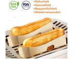 10Pcs Teflon Toast Bag-16*16.5Cm10Pcs Toaster Bags Reusable For Grilled Cheese Sandwiches - Non Stick Toast Bag(16*16.5Cm)