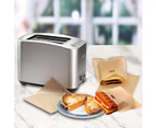 10Pcs Teflon Toast Bag-16*16.5Cm10Pcs Toaster Bags Reusable For Grilled Cheese Sandwiches - Non Stick Toast Bag(16*16.5Cm)