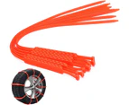 20pcs-Single-Anti-slip cable ties for cars car snow chains set, universal tire chains anti-slip car chains plastic snow chains