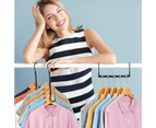 10pcs Magic Hangers Space Saving Clothes Hangers Organizer Smart Closet Space Saver with Sturdy Plastic for Heavy Clothes 41.5*5cm