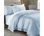 1200TC Egyptian Cotton Queen Bed Sheet Set - Blue