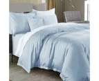 1200TC Egyptian Cotton Single Bed Sheet Set - Blue