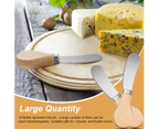 12 Pieces Cheese Spreader Cheese Butter Spreader Stainless 12 pcs stainless steel cheese knives cream cheese cheese-round knife