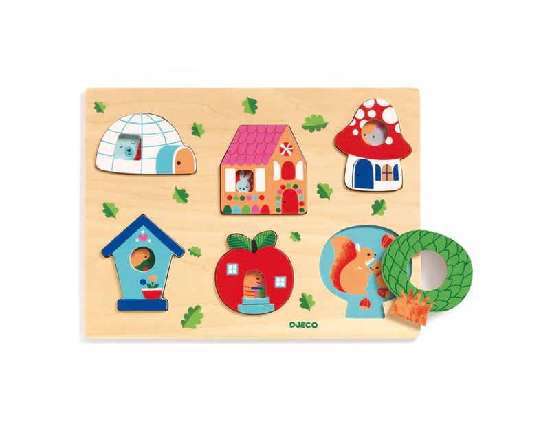 Djeco Coucou-house Wooden Puzzle