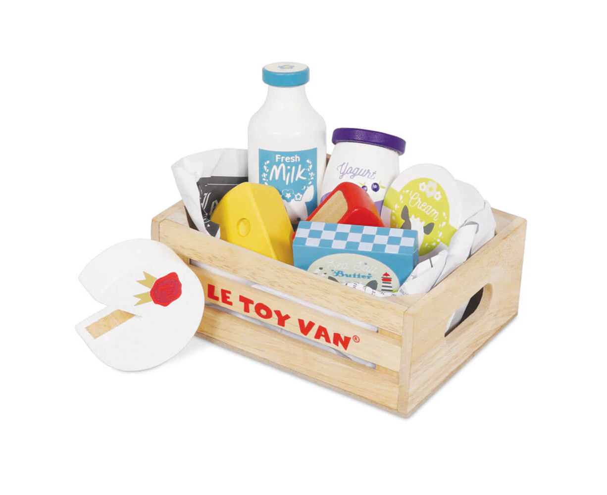 Le Toy Van - Eggs & Dairy in a Crate