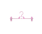 5Pcs Clothes Rack Removable Traceless Strong Bearing Adjustable Sturdy Construction Multipurpose Smooth Edges Coat Hanger Household Supplies-Pink